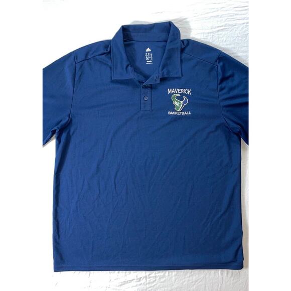 Adidas Cimalite Polo Golf Shirt. La Costa Canyon High Mavericks Basketball. XL. - Picture 1 of 6
